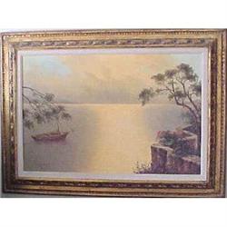 Mario Rossi tranquil lake scenic painting #2228782