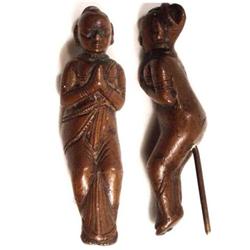 PRIMITIVE EARLY Buddha Architectural BRONZE #2228805