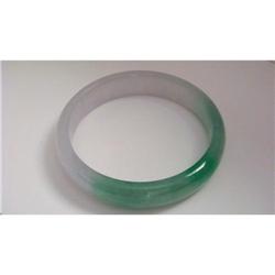 Fine Chinese white & green Jade Bracelets. #2228852