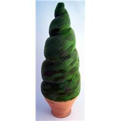 Topiary, preserved bay leaf spiral #2228870