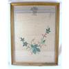 Image 1 : Sampler signed. Dated Framed on Linen  #2228872