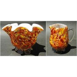 Victorian English Open Sugar & Creamer Set #2228881