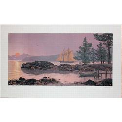 Mel Hunter,  Columbia,  Stone Lithograph #2228901