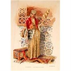 Original French Lithograph, 1896,  Une Fileuse #2228917