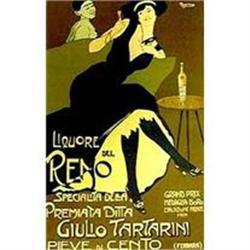 Liquore del Reno poster,  A condition on Linen #2228923