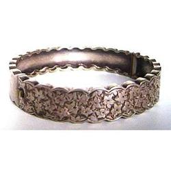 Victorian Sterling Bangle Bracelet #2228995