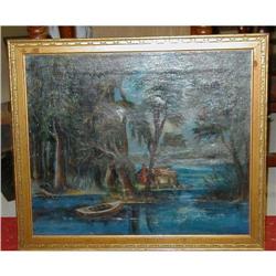 Exquisite Water Scene Oil Painting  #2229019