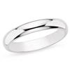 Image 1 : 4mm White Gold Comfort Band #2238654