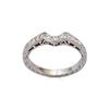 Image 1 : 14kt  White Gold Wedding Band #2238661