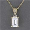 Image 1 : Topaz & Diamond Necklace #2238674