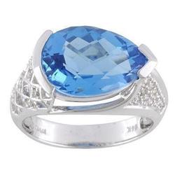 Topaz & Diamond Ring #2238755