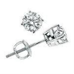 12pt  14kt WhiteGold Diamond Earrings #2238819