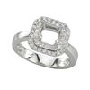 Image 1 : Princess Cut Semi Mount #2238858