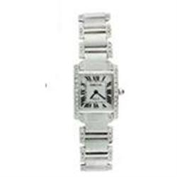 Ladies 14kt White Gold & Diamond Wristwatch #2238887