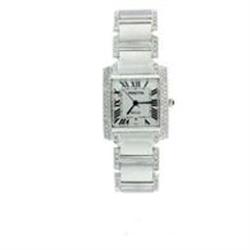 Gents 14kt White Gold & Diamond Wristwatch #2238888