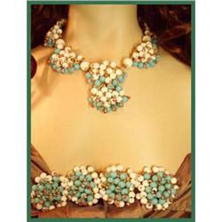 BIG CLuster Haskell DRIPPING necklace bracelet #2238909