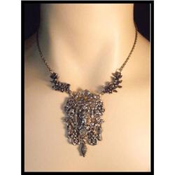 vintage Nouveau Cherub figural drop necklace #2238940