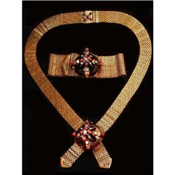 vintage EDWARDIAN slide Necklace Bracelet #2238948