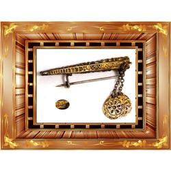 ANTIQUE Georgian COIN FOB Tussie MUSSIE RARE #2238958