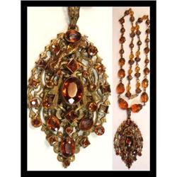 19thC Austro Hungarian antique SNAKE necklace #2238968