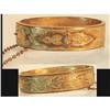 Image 1 : Victorian Pinchbeck Fancy layer hinged bracelet#2238982
