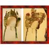 Image 1 : RARE Antique Chinese opera Headdress crown  #2239027