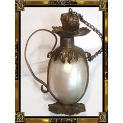 RARE Antique Georgian Shell Vinaigrette perfume#2239030