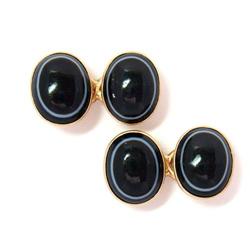 Scottish Agate and Gold Cufflinks #2239054