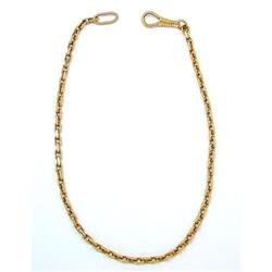 Square Link Watch Chain 14 Kt. Gold #2239090
