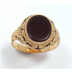 Carnelian gold ring #2239121