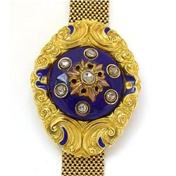 Rococo Revival enameled bracelet  #2239125