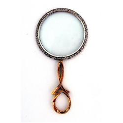 Art Nouveau 15Kt gold Quizzing glass #2239127