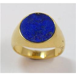 BULGARI Lapis Lazuli 18 kt Gold Ring #2239182