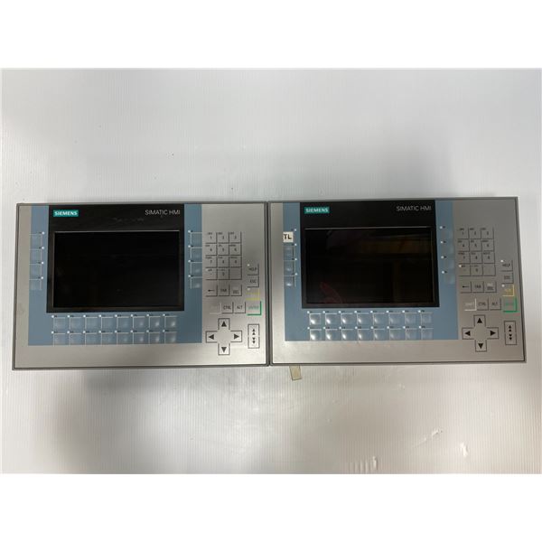 (2) Siemens # 1P 6AV2 124-1GC01-0AX0 Panels