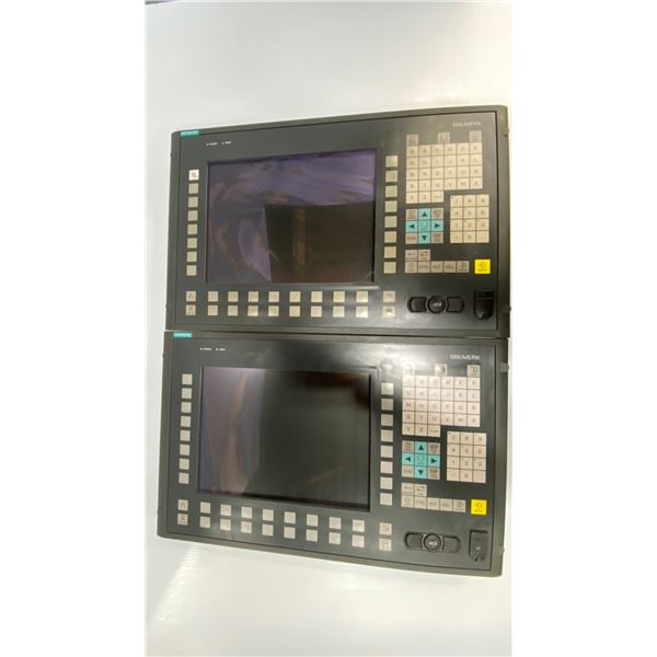 (2) Siemens # 1P 6FC5312-0DA00-0AA2 / #6FC5203-0AF02-0AA1 Control Panel