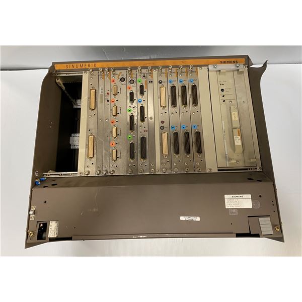 Siemens # 6FC 3671-GFB-Z Rack With Cards