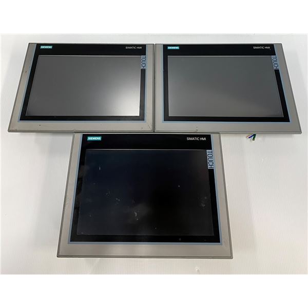 (3) - Siemens 6AV2 124-0MC01-0AX0 TP1200 Comfort Screens