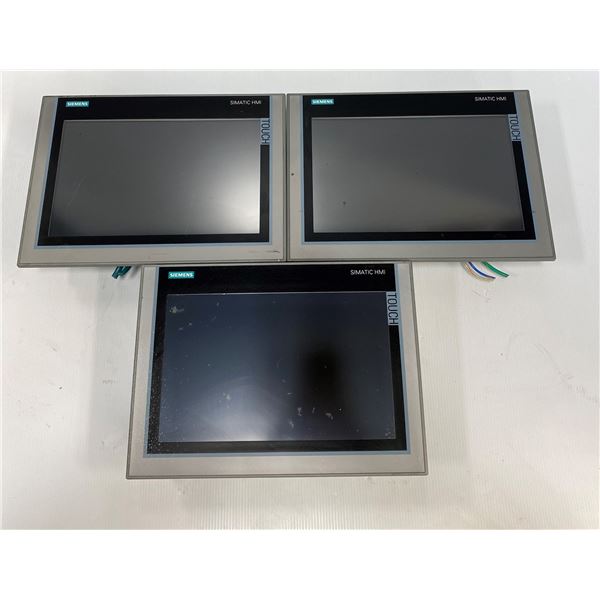 (3) - Siemens 6AV2 124-0MC01-0AX0 TP1200 Comfort Screens