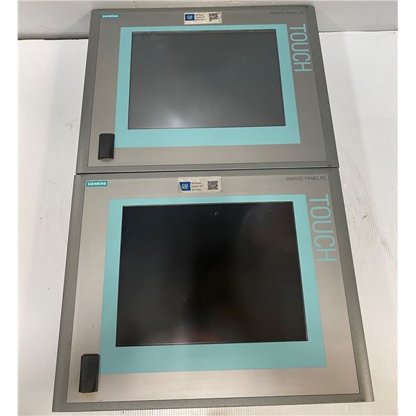 (2) Siemens #6AV7851-0AE20-1AA0 Simatic Panels PC 477B