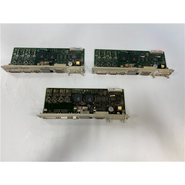 (2) Siemens # 6SN1118-0DJ23-0AA1 Cards and (1) Siemens # 6SN1118-0DJ23-0AA2 Cards