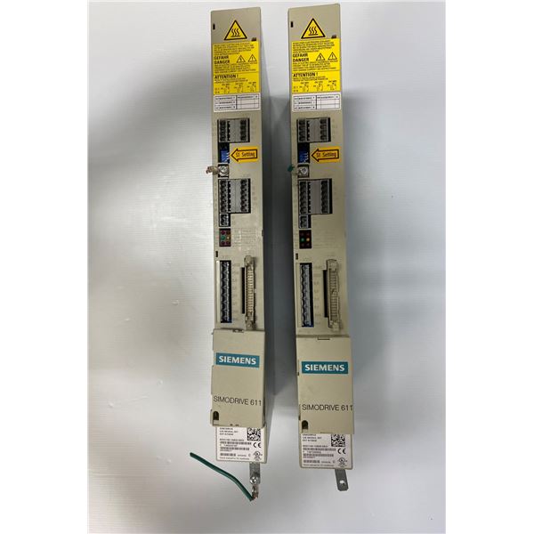 (2) Siemens # 6SN1146-1AB00-0BA1 SimoDrive U/E Module