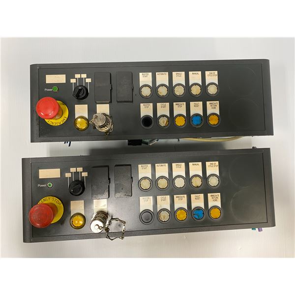 (2) Siemens # 6FC5203-0AF28-4AU0 Operator Panels