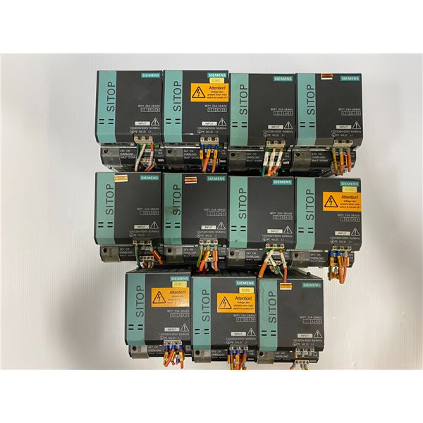 Lot Of (11) Siemens # 6EP1334-3BA00 Sitop Modules