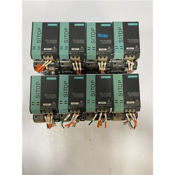 Lot Of (8) Siemens # 6EP1333-3BA00 Sitop Modules