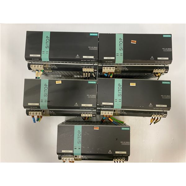 (5) Siemens # 6EP1437-3BA00 Sitop Power Modules