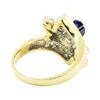 Image 3 : 2.05 ctw Pear Brilliant Citrine Quartz And Diamond Ring - 18KT Yellow Gold