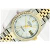 Image 1 : Rolex Mens 2T SS And Yellow Gold Silver Index 36MM Quickset Datejust Wristwatch