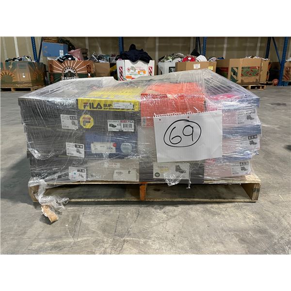 Pallet de calzado mixto