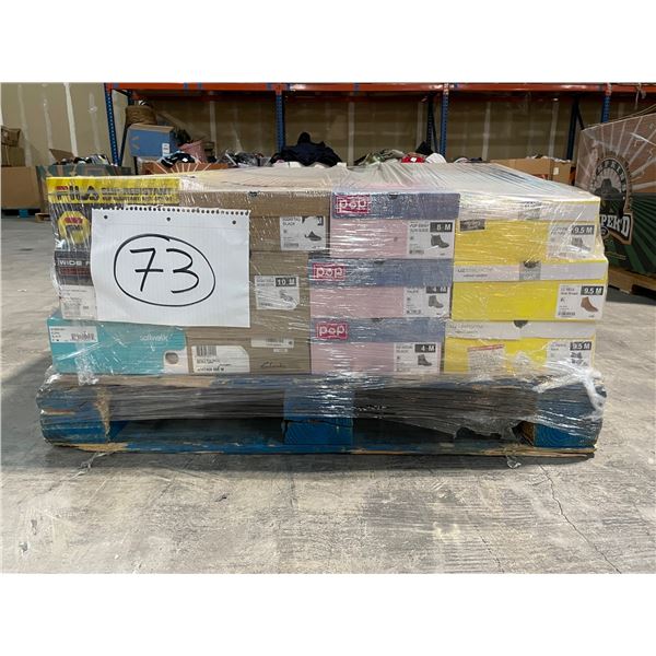Pallet de calzado mixto