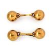 Image 1 : 14Kt Gold ball cufflinks #2182837